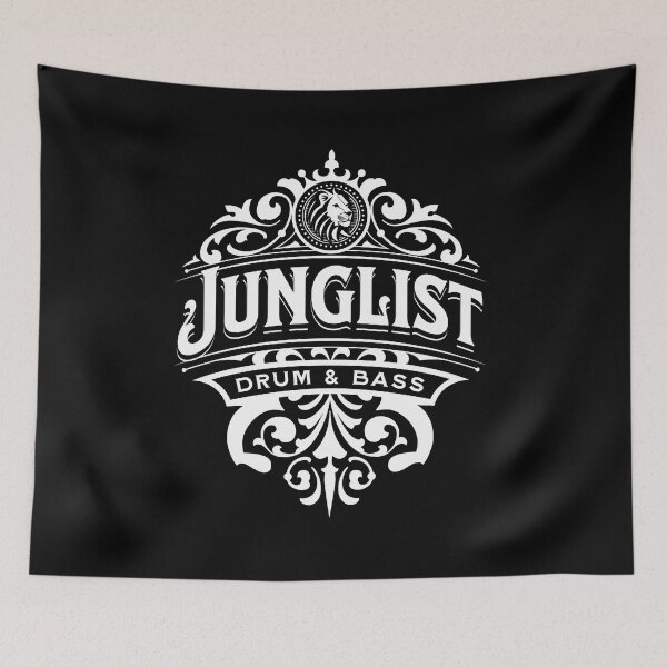 Item preview, Junglist - Drum and Bass Ornament (White)  designed and sold by Discothreadz.