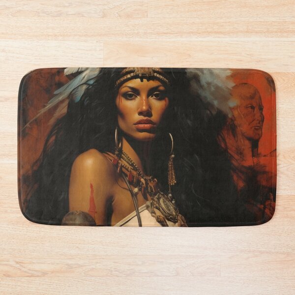 Item preview, Fantasy Woman Warrior Empowerment Portrait  designed and sold by BrandonArtWorld.