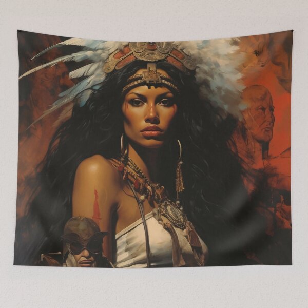 Item preview, Fantasy Woman Warrior Empowerment Portrait  designed and sold by BrandonArtWorld.