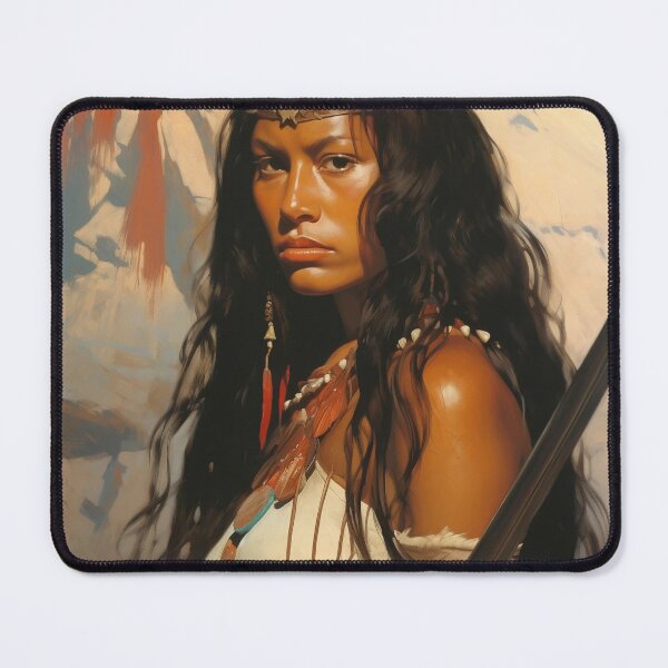 Item preview, Fantasy Woman Warrior Empowerment Portrait designed and sold by BrandonArtWorld.