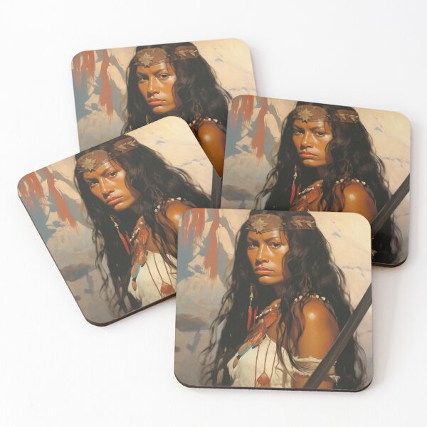 Item preview,  Fantasy Woman Warrior Empowerment Portrait  designed and sold by BrandonArtWorld.