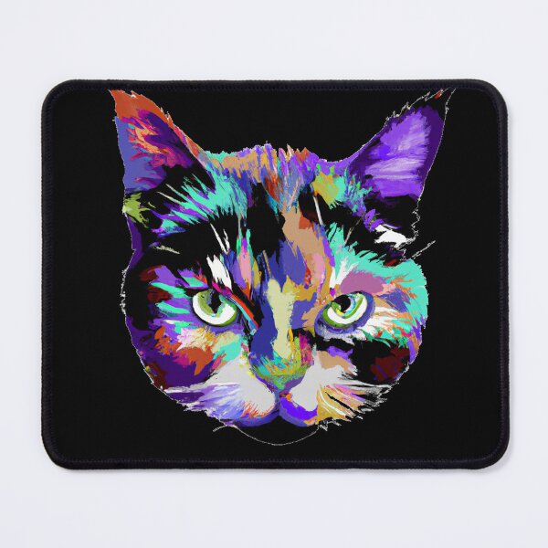 Item preview, Multicolor Cat - Version 2 designed and sold by AtlantisApparel.