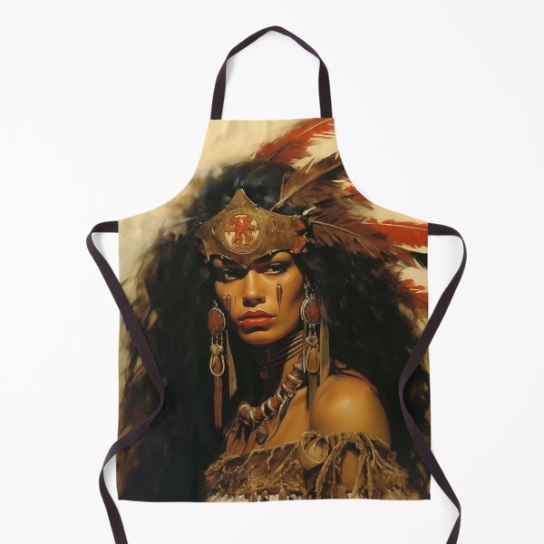 Item preview, Fantasy Woman Warrior Empowerment Portrait designed and sold by BrandonArtWorld.