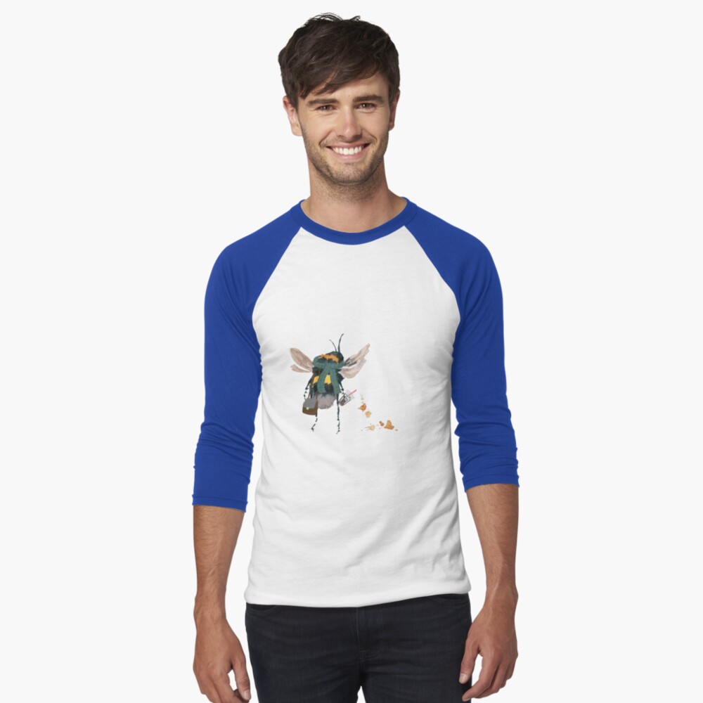 Item preview, Baseball ¾ Sleeve T-Shirt designed and sold by BumbleBrush23.