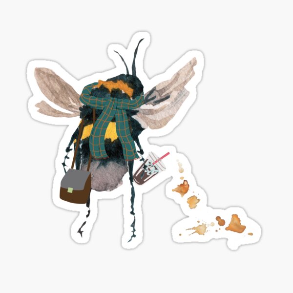Monday Buzz Sticker