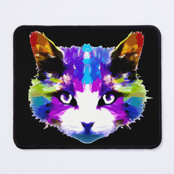 Item preview, Multicolor Cat - Version 3 designed and sold by AtlantisApparel.