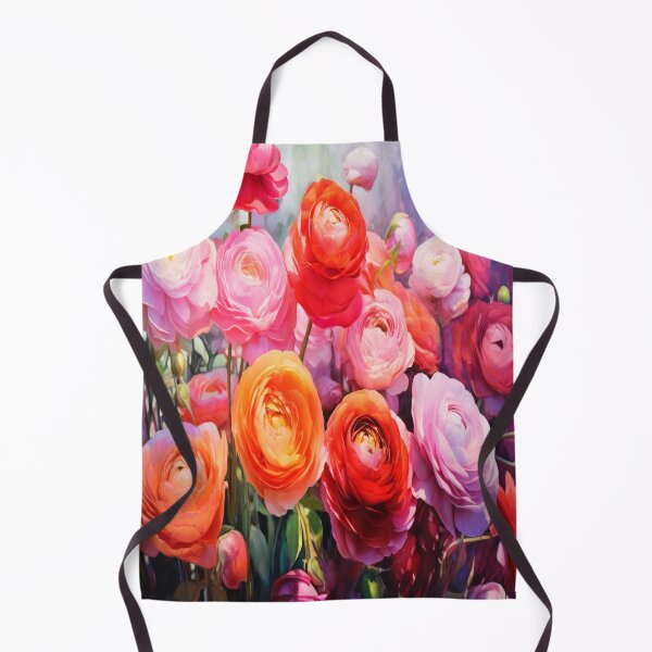 Aperçu de l'œuvre Ranunculus Brushstrokes créée et vendue par Beauty Art Printable.