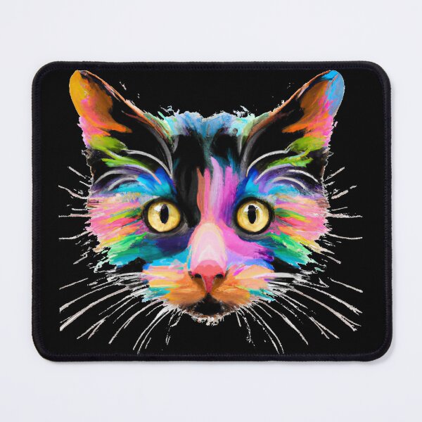 Item preview, Multicolor Cat - Version 4 designed and sold by AtlantisApparel.