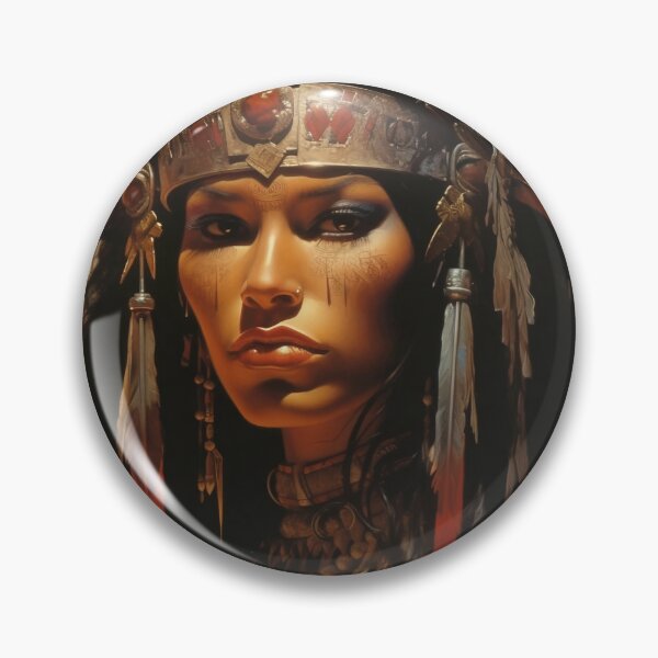 Item preview,  Fantasy Woman Warrior Empowerment Portrait  designed and sold by BrandonArtWorld.