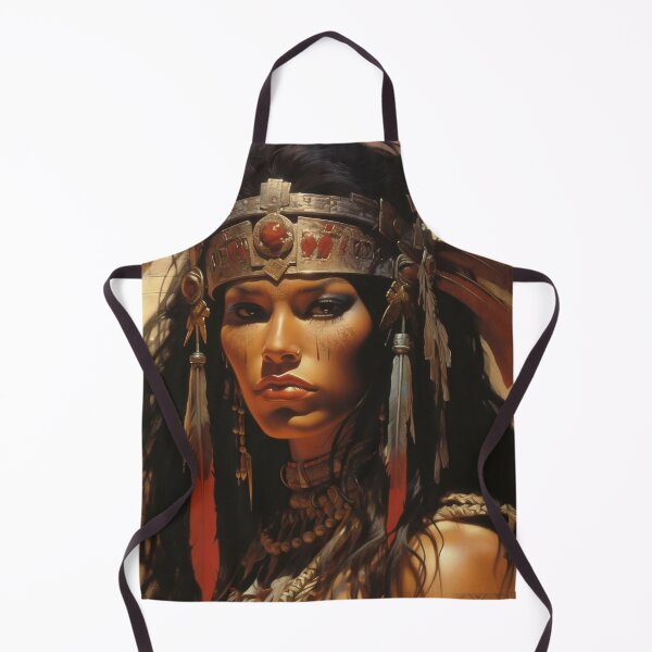 Item preview, Fantasy Woman Warrior Empowerment Portrait designed and sold by BrandonArtWorld.