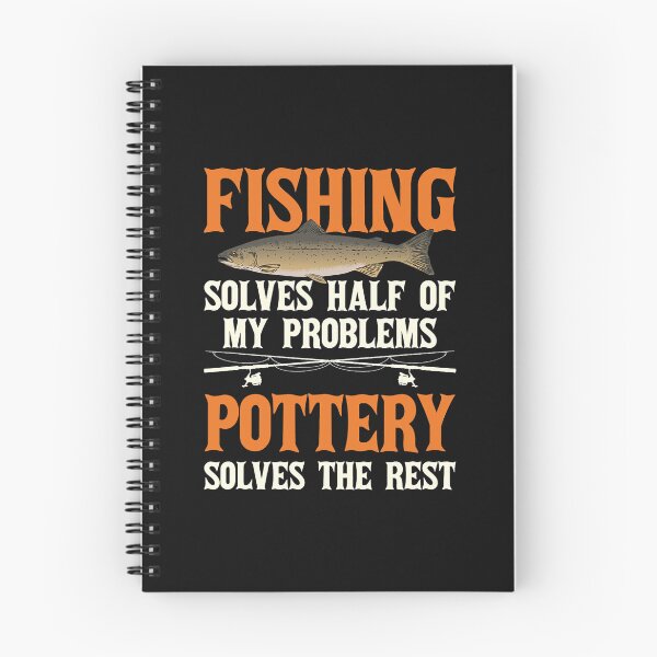 Item preview, Fishing Pottery Solve My Problems Fisherman designed and sold by UmaBarman.