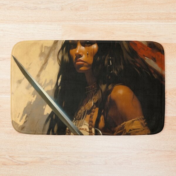 Item preview,  Fantasy Woman Warrior Empowerment Portrait  designed and sold by BrandonArtWorld.