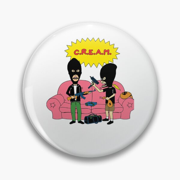 Item preview, Beavis and Butt-Head cream gangster  designed and sold by SusanneParadis.