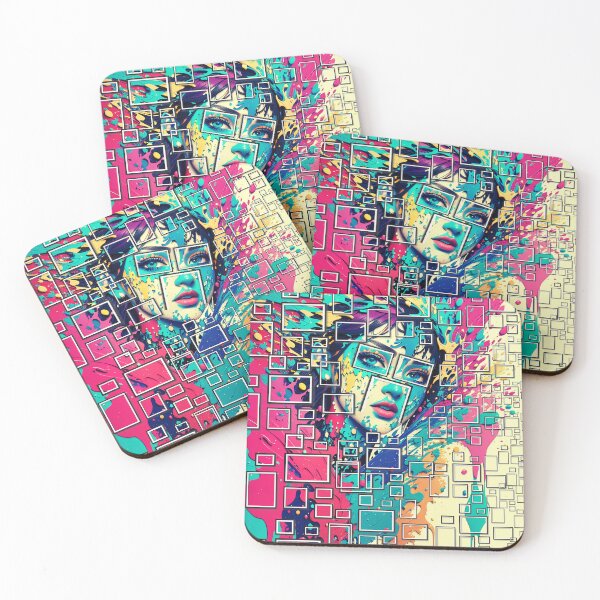 Item preview, Colorful Girl Design with Face  designed and sold by Yakam.