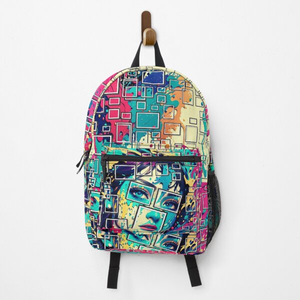 Item preview, Colorful Girl Design with Face designed and sold by Yakam.