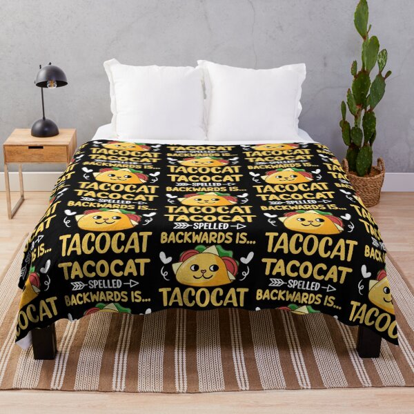 Item preview, Tacocat Spelled Backwards Is Tacocat - Cat's Humor For Cat's Lovers by FanityPrints designed and sold by FanityPrints.