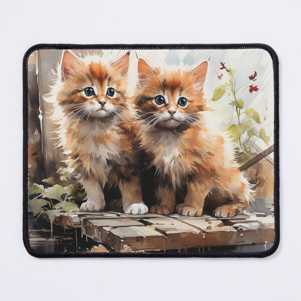 Item preview, Tangerine Tabbies designed and sold by CastleBySea.
