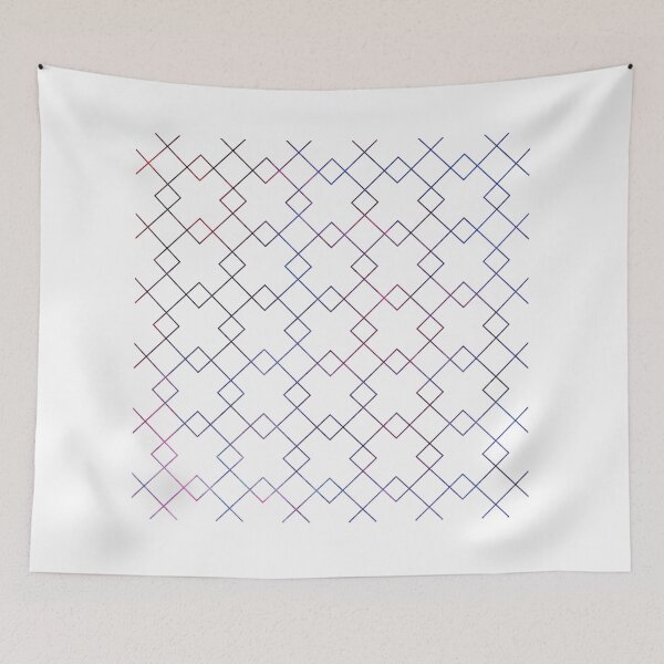 Item preview, Geometric Square Linear Pattern - 06 designed and sold by Studio Grafiikka.