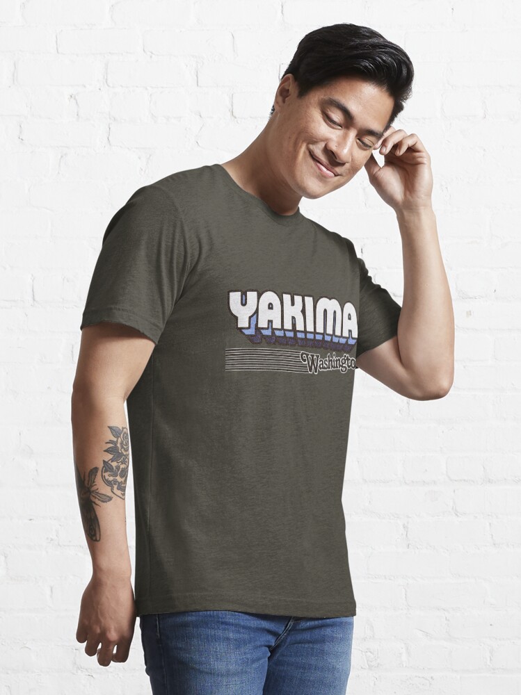 "Yakima, Washington Retro Stripes" Essential TShirt for Sale by