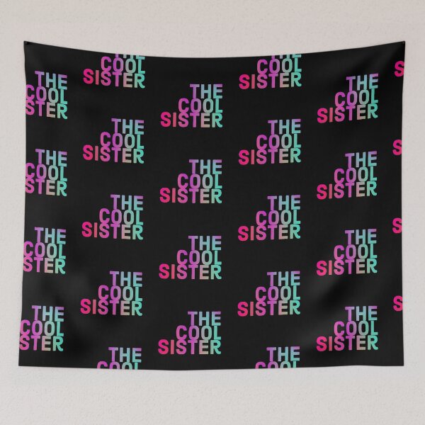 Aperçu de l'œuvre Cool Sister | Sister | Sis | Sissy | Mothers Day | Daughter | Friend | Rainbow | Pride | Neon créée et vendue par ShoniwDesigns.