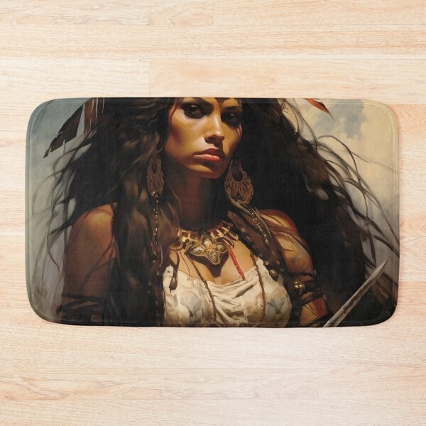Item preview, Fantasy Woman Warrior Empowerment Portrait  designed and sold by BrandonArtWorld.