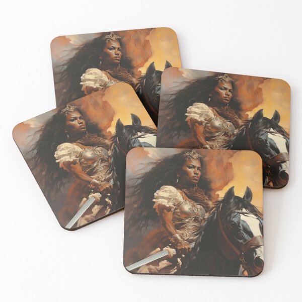 Item preview, Fantasy Woman Warrior Empowerment Portrait  designed and sold by BrandonArtWorld.