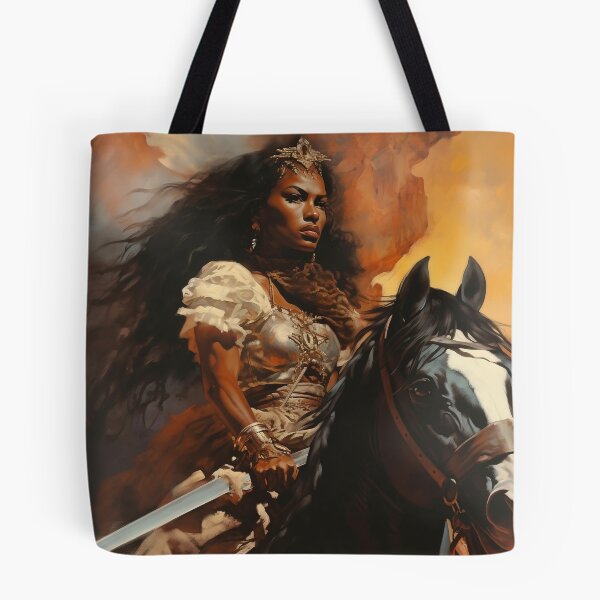 Item preview, Fantasy Woman Warrior Empowerment Portrait  designed and sold by BrandonArtWorld.