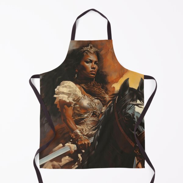 Item preview, Fantasy Woman Warrior Empowerment Portrait designed and sold by BrandonArtWorld.