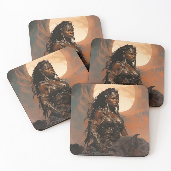 Item preview, Fantasy Woman Warrior Empowerment Portrait  designed and sold by BrandonArtWorld.