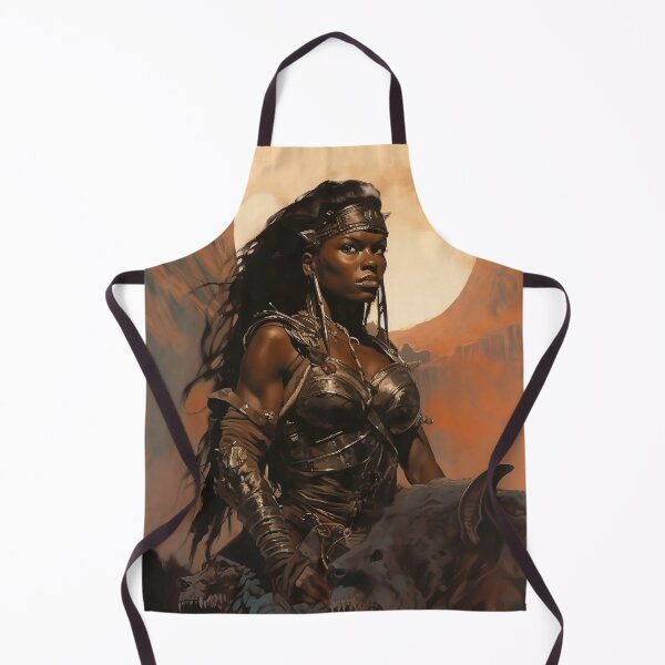 Item preview, Fantasy Woman Warrior Empowerment Portrait designed and sold by BrandonArtWorld.