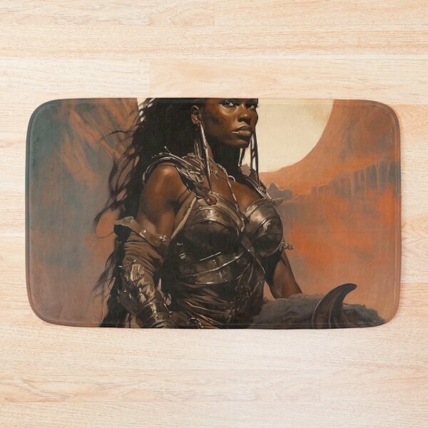 Item preview, Fantasy Woman Warrior Empowerment Portrait  designed and sold by BrandonArtWorld.