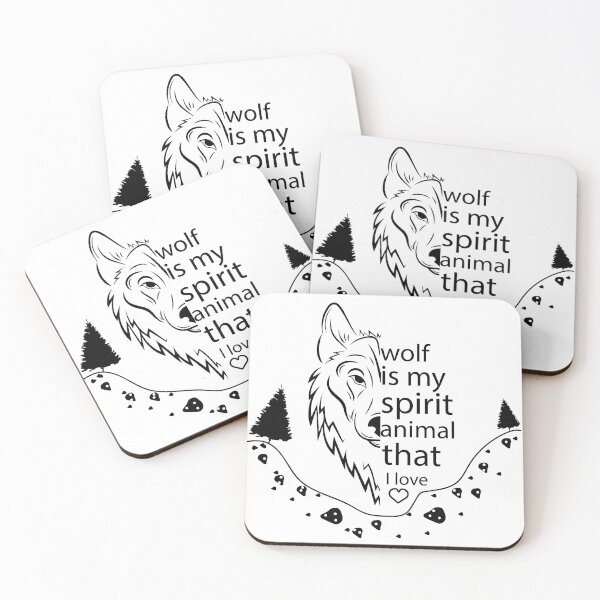 Item preview, wolf is my spirit animal love designed and sold by StarDesigns5.