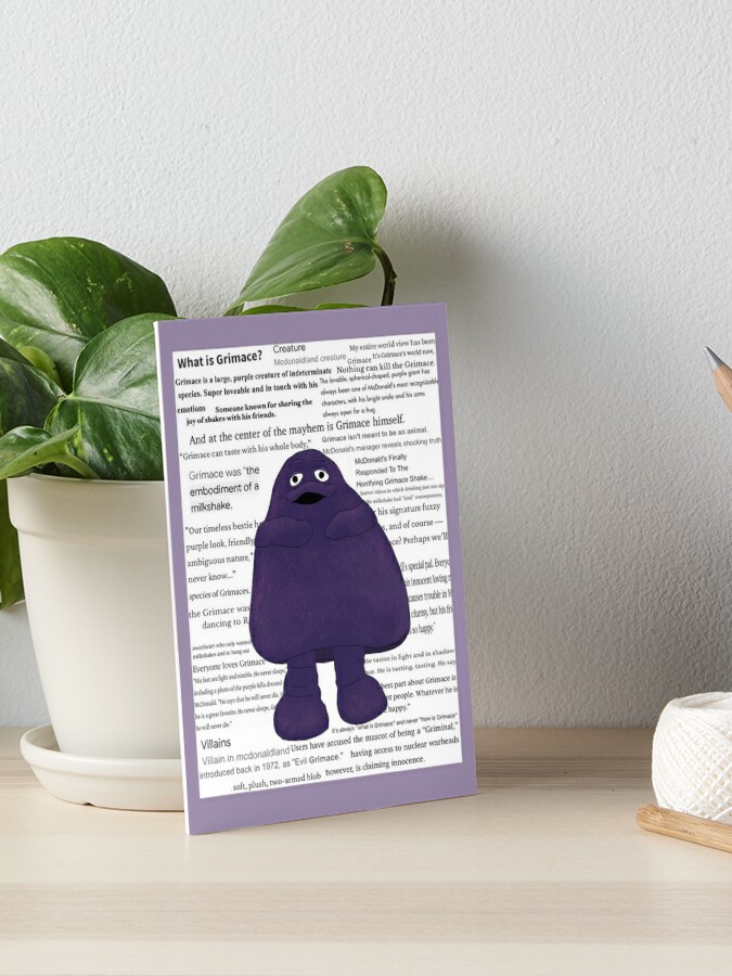 The Grimace Shake Is a Purple Blob of Exquisite Mystery - Washingtonian