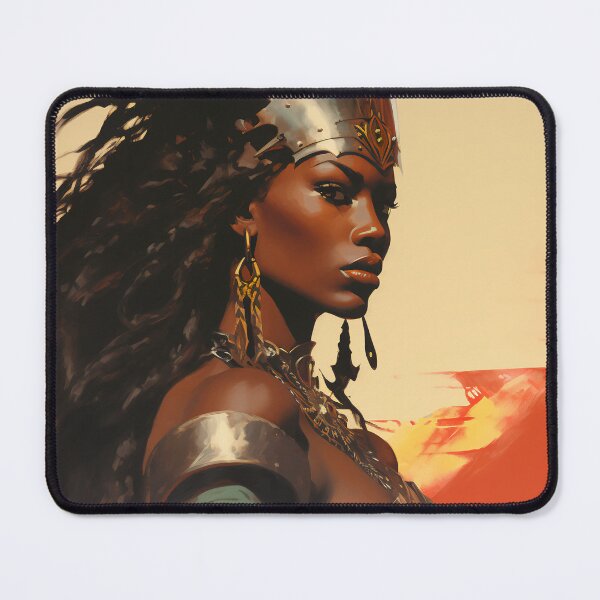 Item preview,  Fantasy Woman Warrior Empowerment Portrait  designed and sold by BrandonArtWorld.