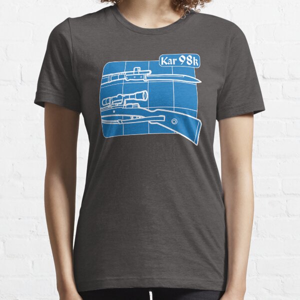 Karabiner 98k German Rifle Kar98k Blueprint Essential T-Shirt