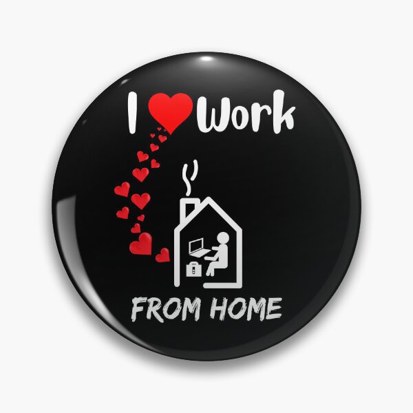Item preview, I love work from home remote worker home office fan designed and sold by Artstastic.