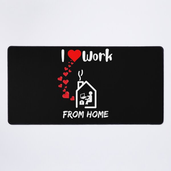 Item preview, I love work from home remote worker home office fan designed and sold by Artstastic.