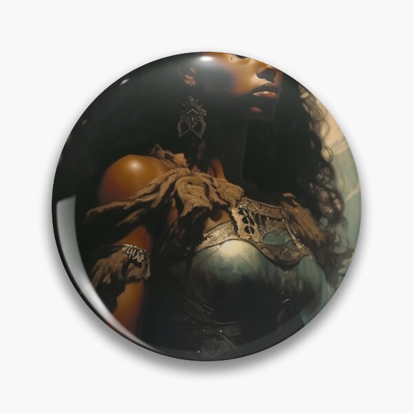 Item preview, Fantasy Woman Warrior Empowerment Portrait  designed and sold by BrandonArtWorld.