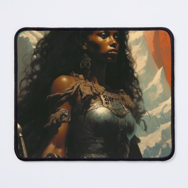 Item preview, Fantasy Woman Warrior Empowerment Portrait  designed and sold by BrandonArtWorld.