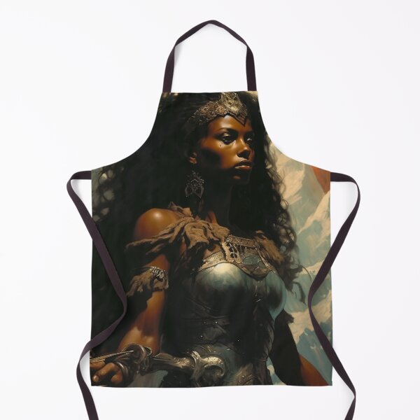 Item preview, Fantasy Woman Warrior Empowerment Portrait designed and sold by BrandonArtWorld.