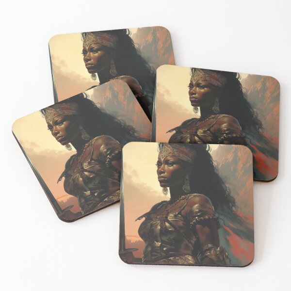 Item preview, Fantasy Woman Warrior Empowerment Portrait  designed and sold by BrandonArtWorld.