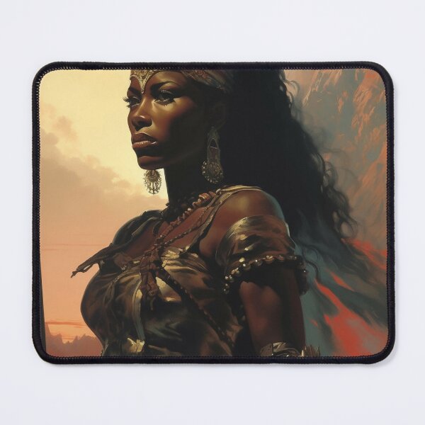 Item preview, Fantasy Woman Warrior Empowerment Portrait  designed and sold by BrandonArtWorld.