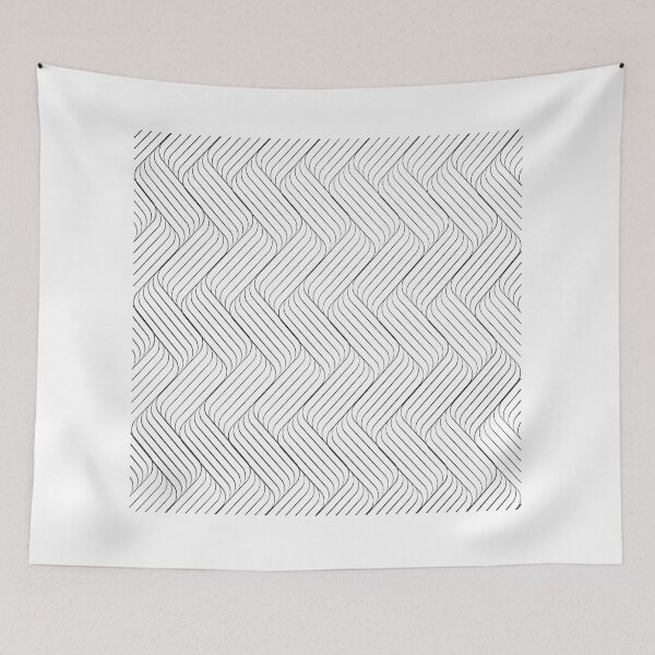 Item preview, Abstract Curved Lines Pattern - 01 designed and sold by Studio Grafiikka.