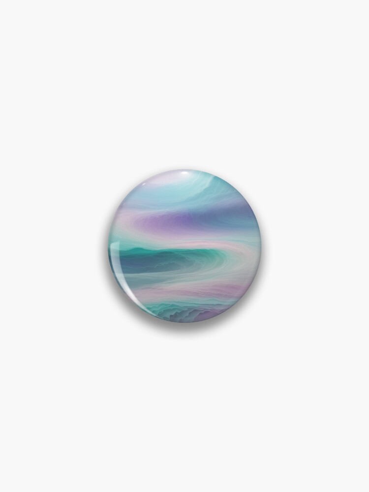 Thumbnail 1 of 3, Pin, abstract dreamscape designed and sold by CustomStickerCo.