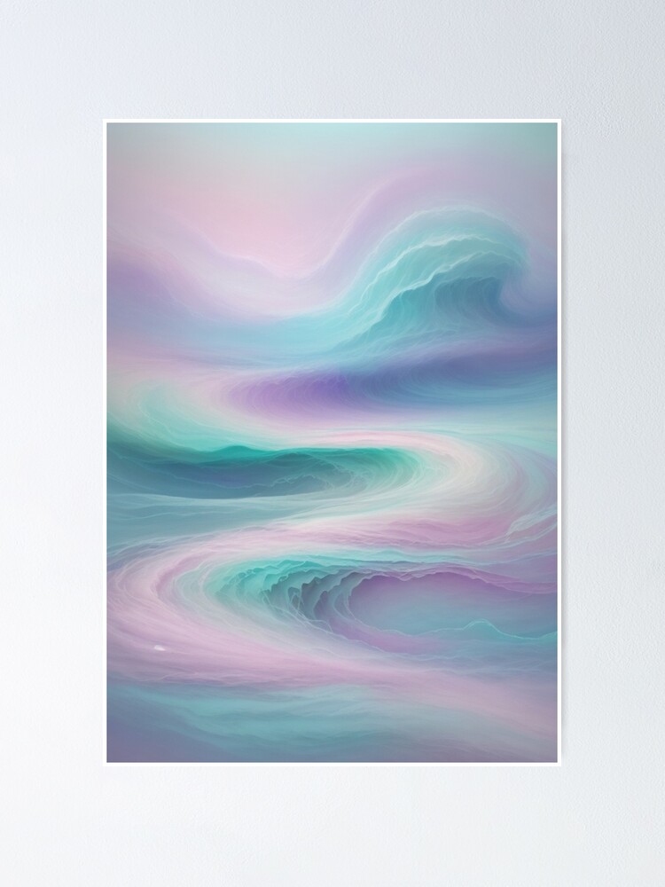 Thumbnail 1 of 3, Poster, abstract dreamscape designed and sold by CustomStickerCo.