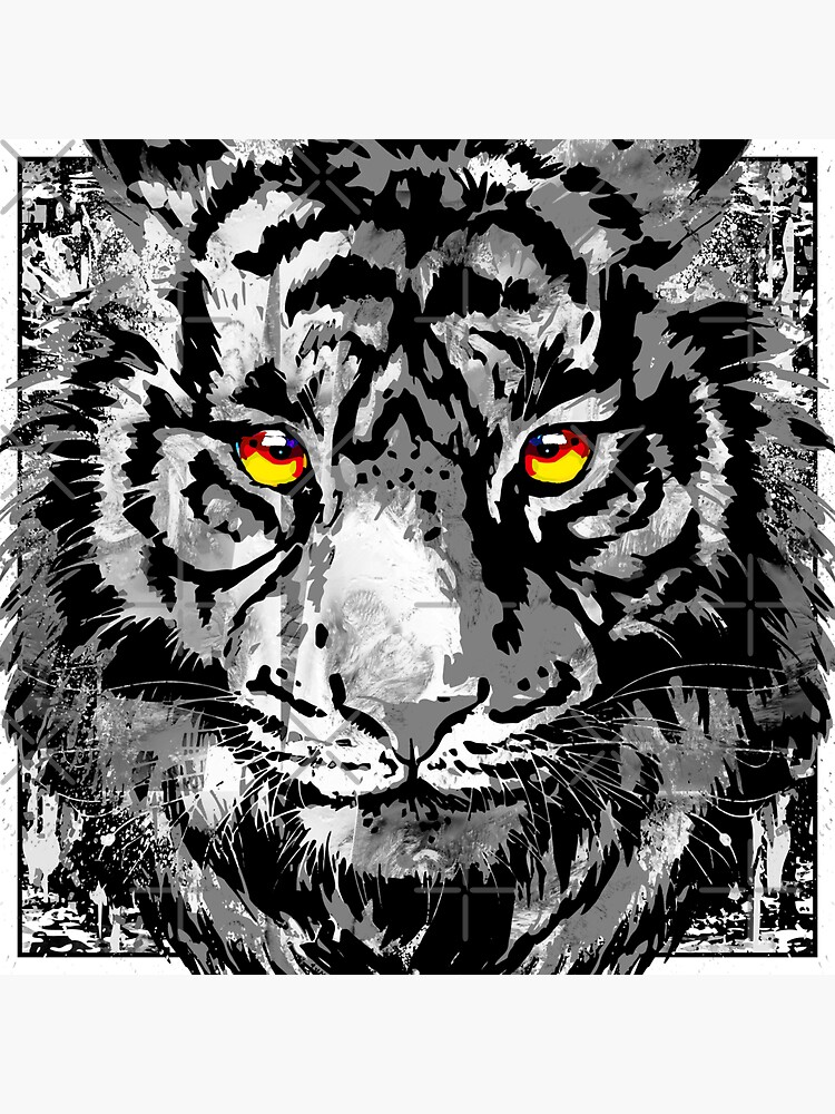 Tiger Eyes Sticker