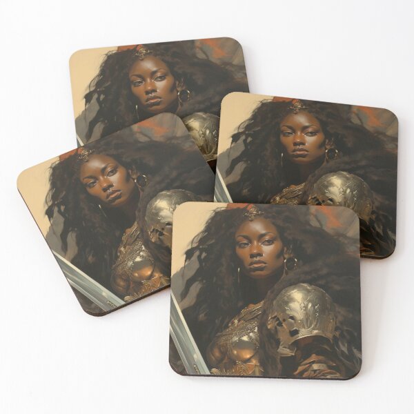 Item preview, Fantasy Woman Warrior Empowerment Portrait  designed and sold by BrandonArtWorld.