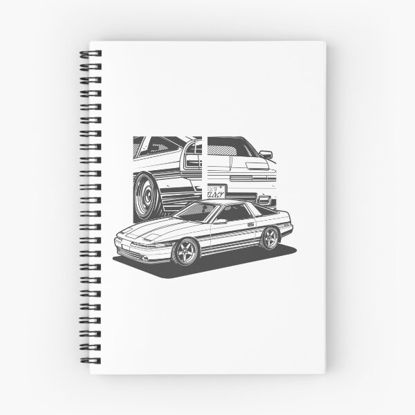 Item preview, TOYOTA SUPRA MK-3 BLACK AND WHITE designed and sold by TrilogyMerch.