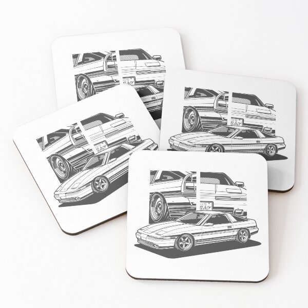 Item preview, TOYOTA SUPRA MK-3 BLACK AND WHITE designed and sold by TrilogyMerch.