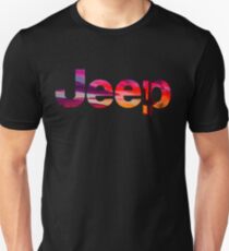 jeep logo desert sunset Unisex T-Shirt